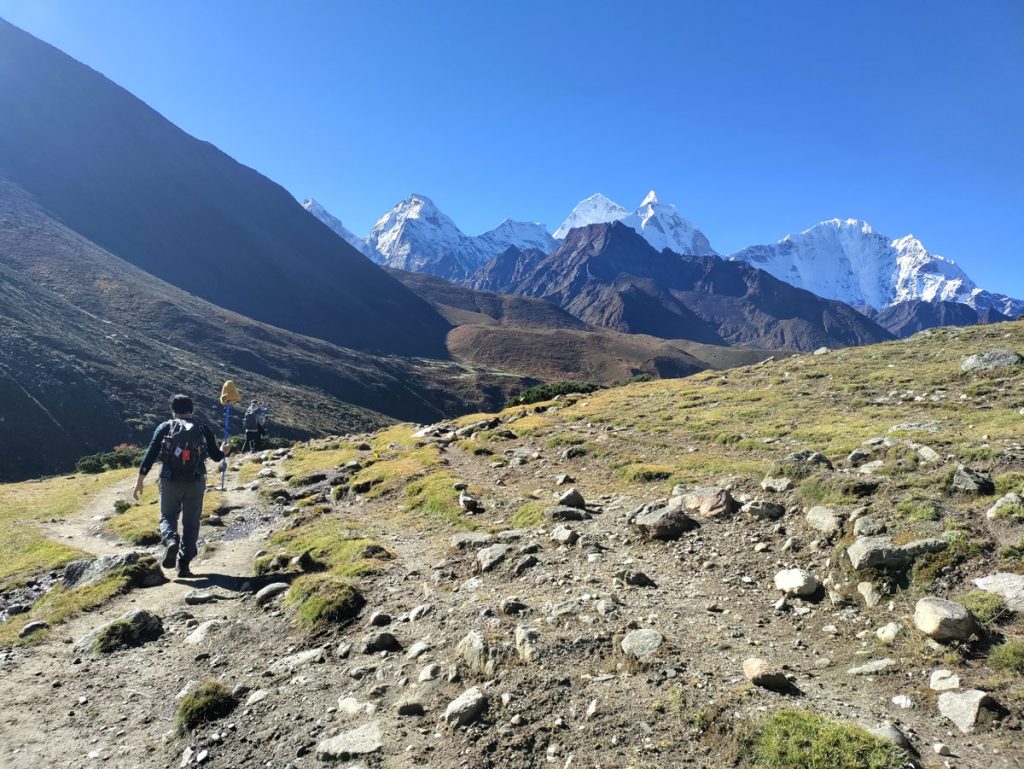 Trekking activity in Nepal