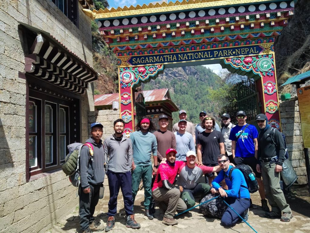 Sagarmatha National Park Entrance