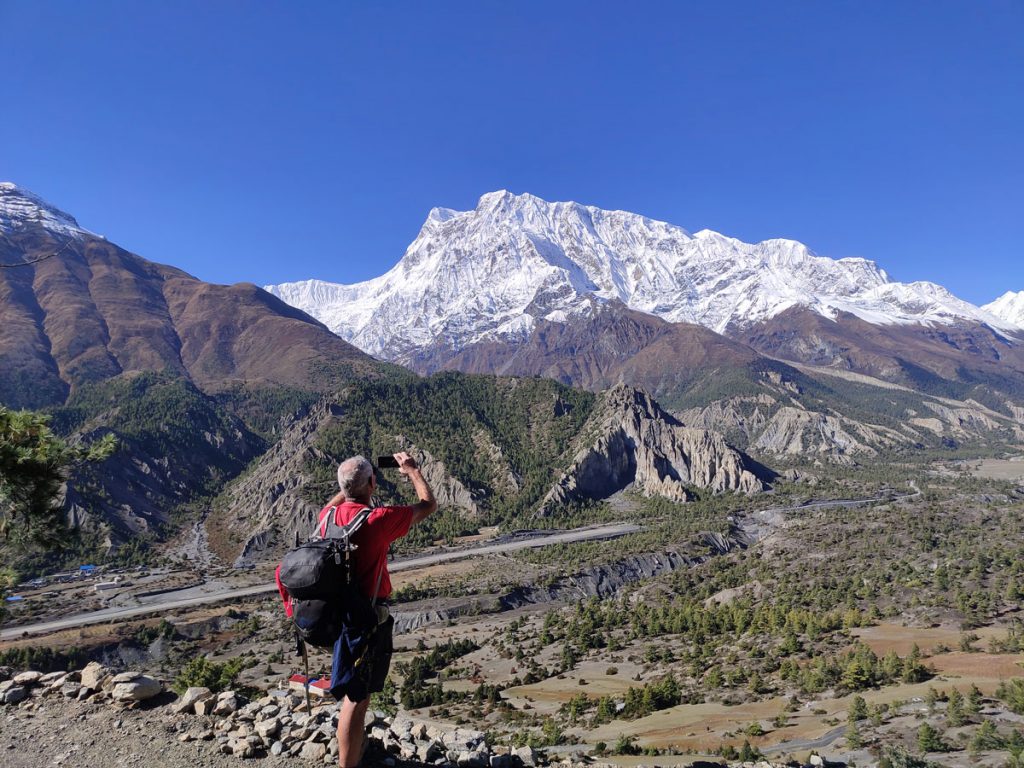 Capturing the beauty of Annapurna from Manang