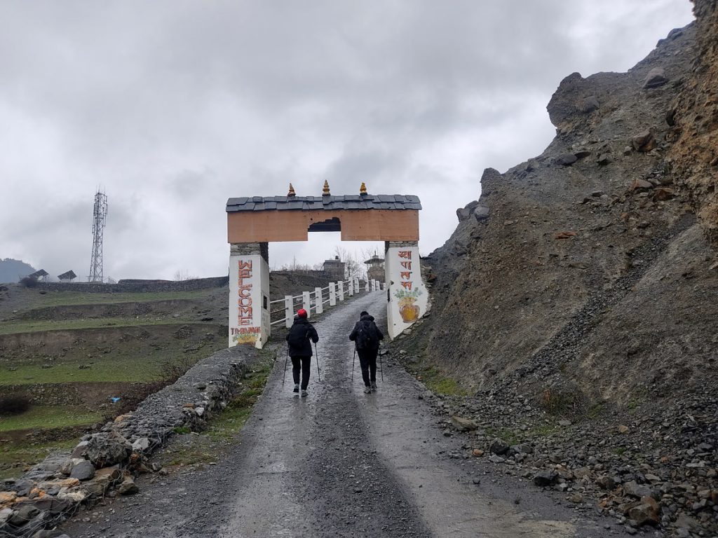 Rainfall during Annapurna Circuit Trek