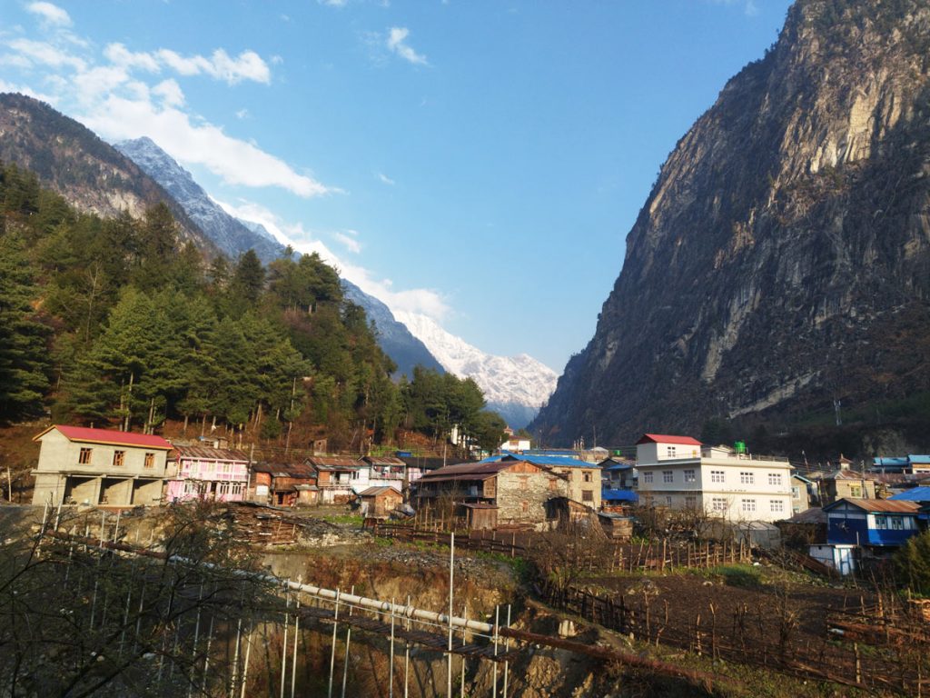 Teahouses in Chame, Annapurna Circuit