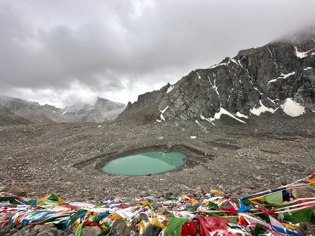 View of Gauri Kunda during Kailash Mansarovar Yatra