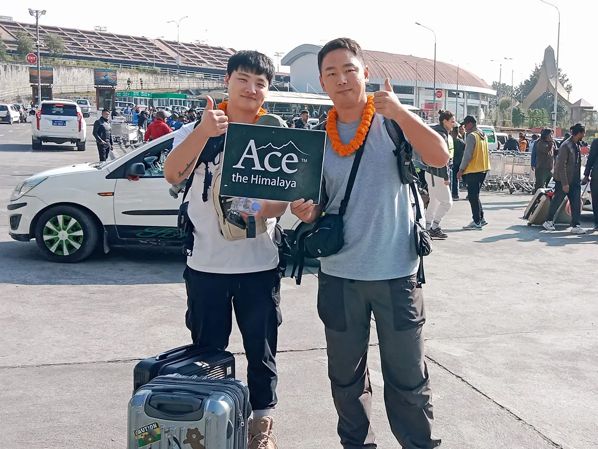 Arrival at Tribhuvan International Airport