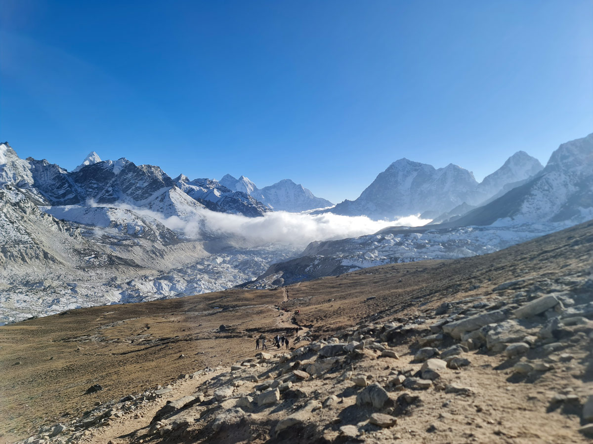 Kalapatthar: The Best Viewpoint to Witness Mount Everest 6 A view of Khumbu Glacier and Himalayas from Kala Patthar