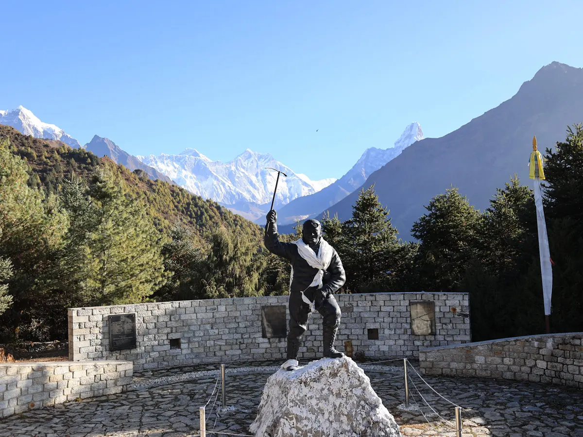 Best Day Hikes from Namche Bazaar 9 Namche Bazaar viewpoint