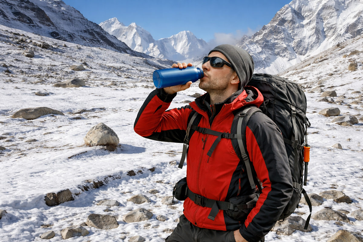 Drinking Water on the Everest Base Camp Trek Drinking Water on the Everest Base Camp Trek