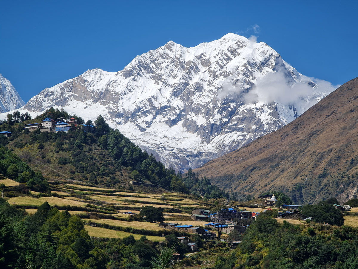 Best Time for Manaslu Circuit Trek 4 Naike Peak from Lho village