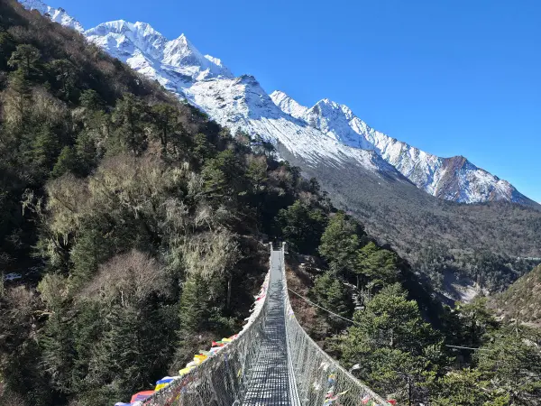 Suspension Bridges Along the Everest Base Camp Trail Suspension Bridges Along the Everest Base Camp Trail