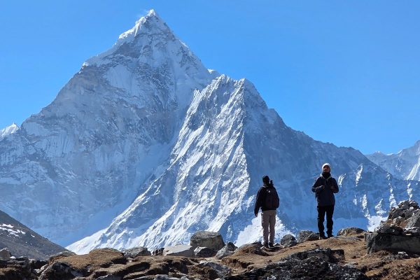 Mount Ama Dablam from Thukla Pass