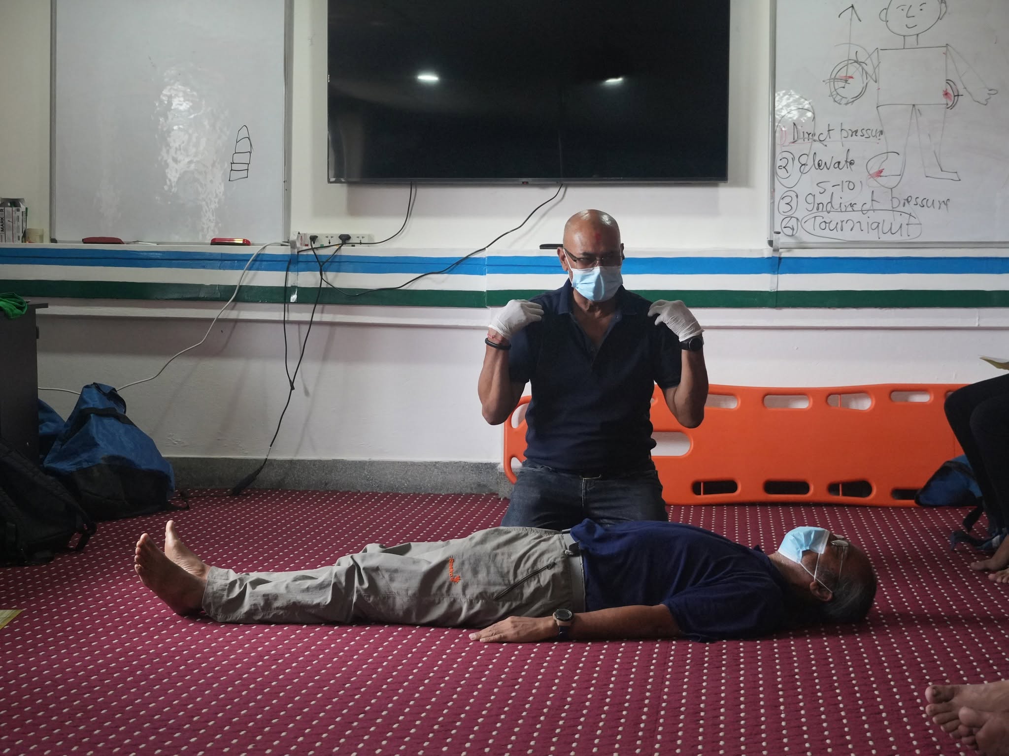 Wilderness First Aid Training at Ace the Himalaya 6 First Aid Training program organized by KEEP